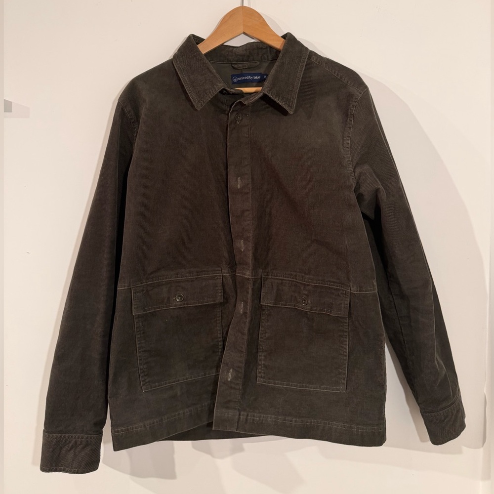 United By Blue Charcoal Corduroy Shirt